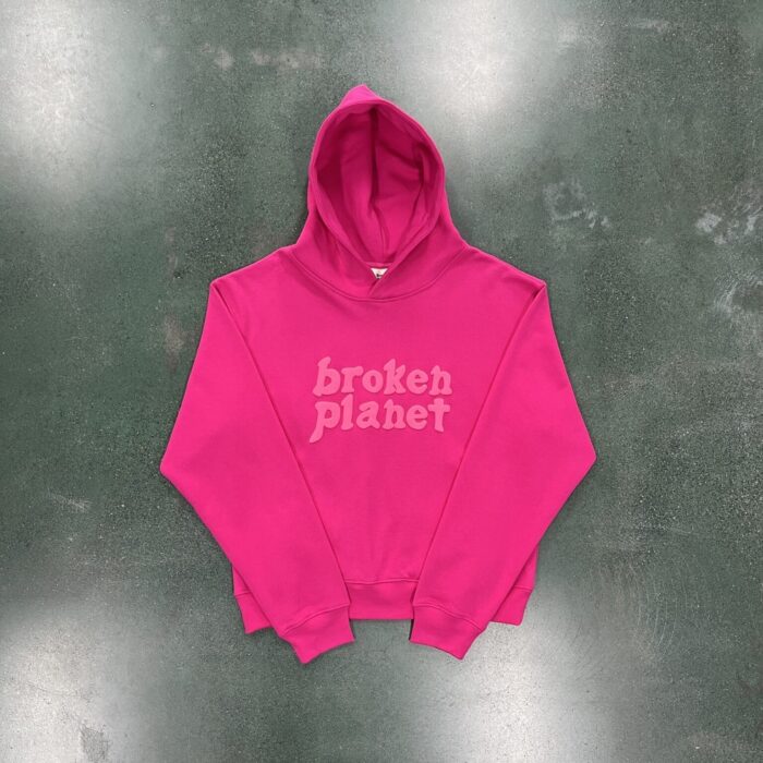 Broken Planet Pink Hoodie