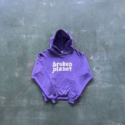 Broken Planet Purple Hoodie